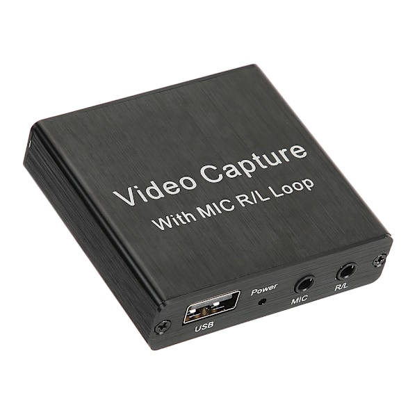 Video Capture Card USB2.0 HDMI Loop&#8209;Out Tukee 4K Elektroniikkalaitteita 0.4a 5V DC