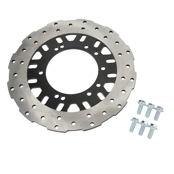 Motorsykkel Bremseskive Jernbrems Skiveplate Rotor 257mm Ytre Diameter for ZS250GY‑3 RX3