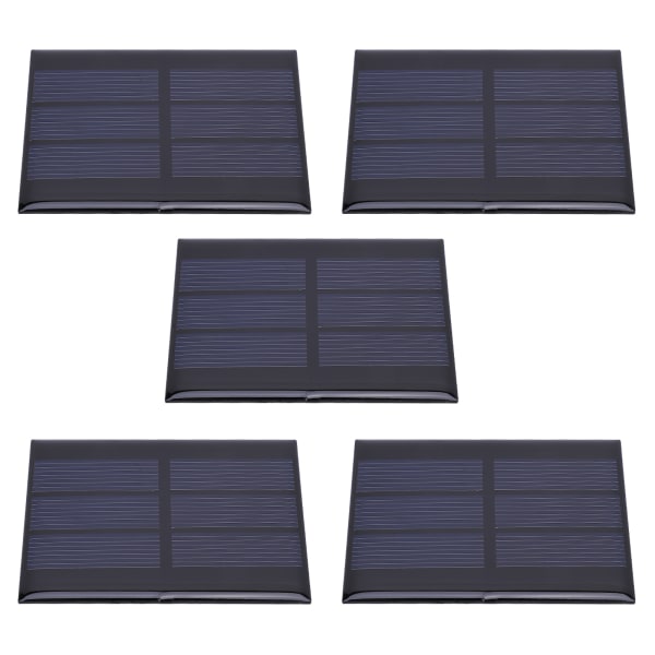 5 stk Mini Solar Panel Modul System Hjem DIY Projects Leker Batterilading 0,65W DC1,5V