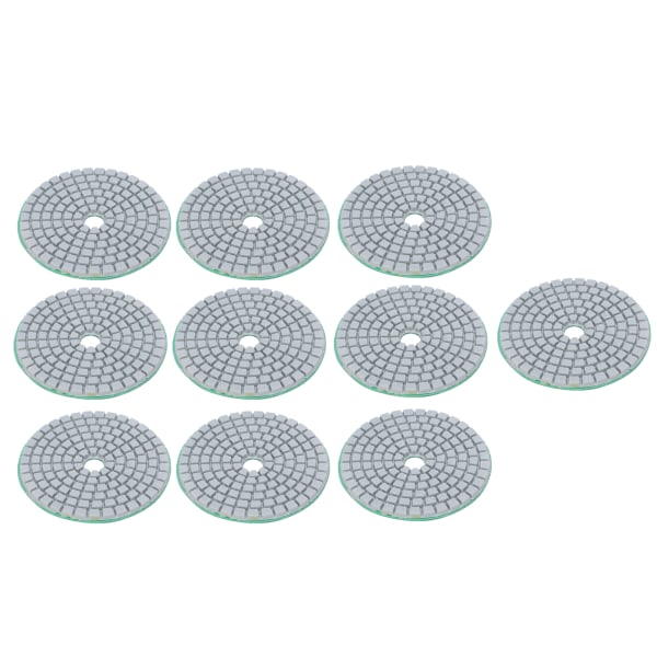 10 stk 3 tommer slibeskiver puder polering polering diamant marmor beton sten 1000 mesh