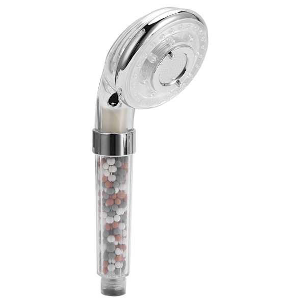 Brusehoved Negativ Ion Multifunktionel LED Lys Skiftende Håndholdt Brusehoved Spray Hoved Farverig Flash