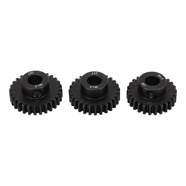 26T 27T 28T RC Motorväxlar 25DP 1.0M 8mm RC Pinjongväxeluppsättning för 1/5 1/6 1/7 Traxxas Uppgradering