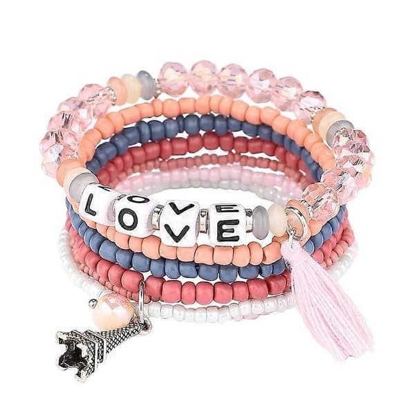 Bohemian Tassel Multilayer Bracelets, Handmade Wrap Bracelets