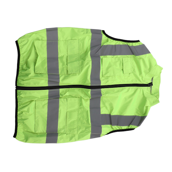 Viileä liivi Kesä Viilennys Tuuletin Liivit Ilmastoitu Heijastava Raidan Ladattava Työvaatteet 5V Fluoresoiva Vihreä XXXL