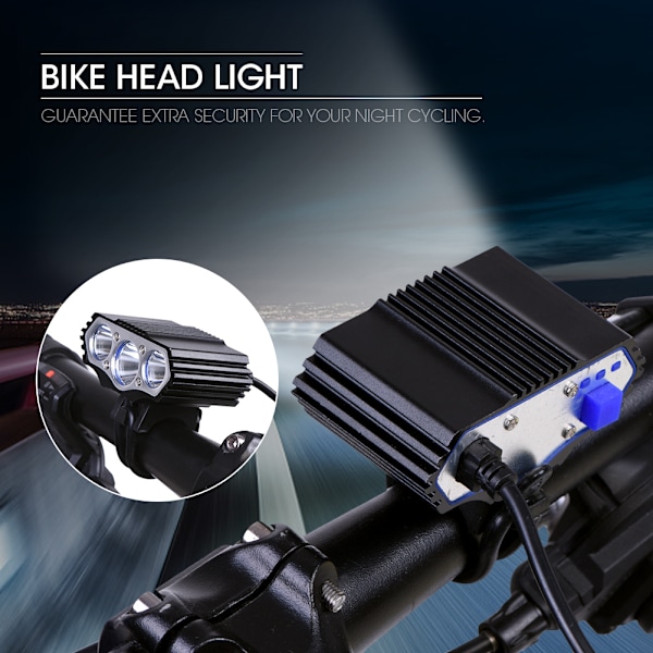 3600LM USB LED Cykellygte Forlygte til udendørs cykling om natten