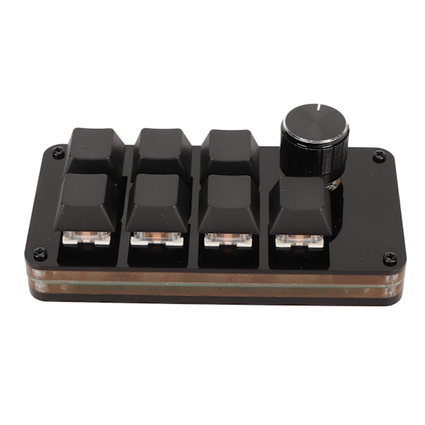 Makroprogrammeringstangentbord Hotswap Enhands Blå Switch Mini 7-tangent Mekanisk Tangentbord med Knapp för Spel och Arbete