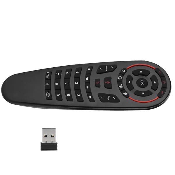 G30 Stemmefjernkontroll 33 Taster for Android Datamaskin TV-boks Generell med Bluetooth-mottaker
