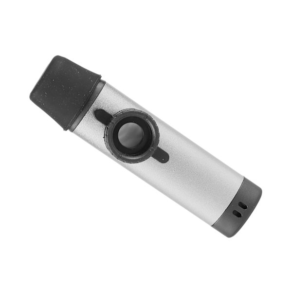 Kazoo Professional alumiininen säädettävä äänisoitin 5 kpl huilukalvolla lapsille hopea