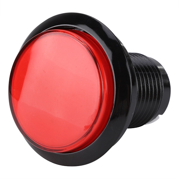 Rund LED-lampa Belyst Stor Knapp Till Arkadmaskin Spel DIY Del (röd)