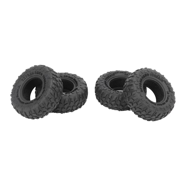 4st 1,0 tums RC-däck Mjukt gummi All Terrain Ersättning RC-bildäck för Axial SCX6 1/6 RC-bil