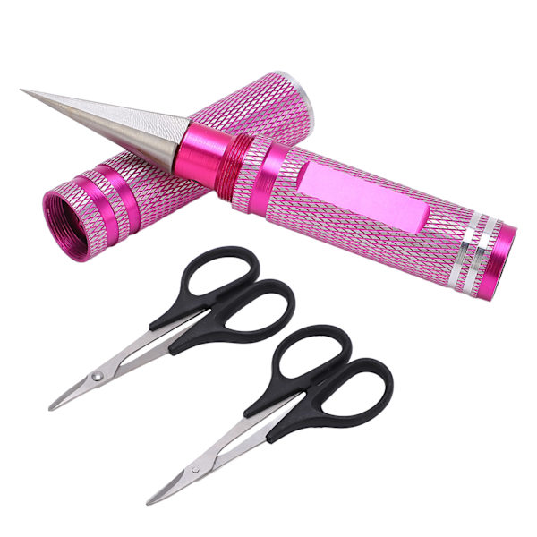 Universal RC Curved Scissors Kit 0‑14mm RC Car Hålslagare tillbehör för fjärrkontroll Car Drone Pink