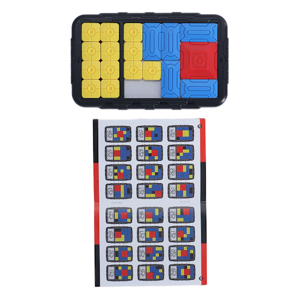 Black Kids Sliding Puzzle Board: Udvikl logisk tænkning og udfordringer for børn