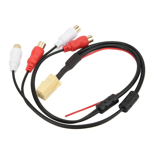 Bil Line Out Adapter 4RCA Aux-in Adapterkabel Erstatning for Blaupunkt VDO CD-spiller