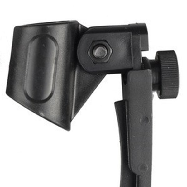 2 stk Trommemikrofonklemme Plasttrommesett Felg Mic Stand Mount Clamp for Playing