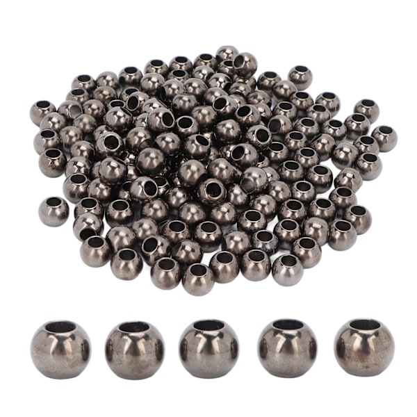 200 st Resin Pärlor Bred Användning Glansig Yta Robust Hållbar Livfull Färg Hantverkspärlor för Smycken Kläder Väska 12mm Pistol Färg