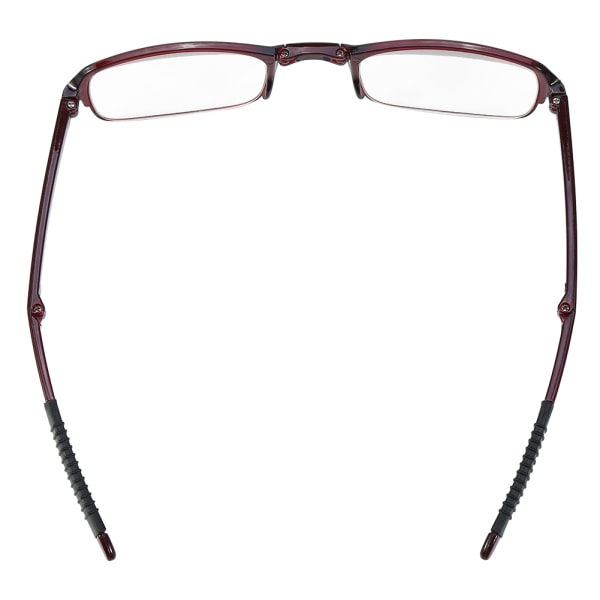 Bärbara lättviktiga läsglasögon med försynt synlighet av trötthetslindring (röd 1,5)