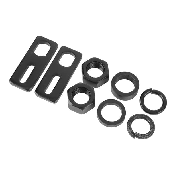 8PCS M18 Motoraxeltillbehör Aluminiumlegering Packning Bricka Mutter Universell Passform