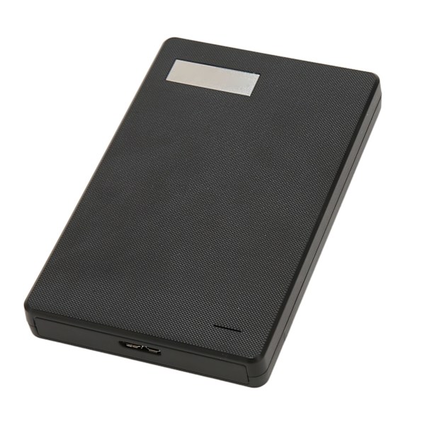 2,5 tommers harddisk-kabinett 5 Gbps USB3.0 til SATA III Eksternt kabinett for 7 til 9,5 mm SATA III II I SSD-støtte UASP BOT Svart