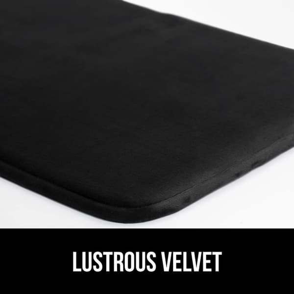Tykk Memory Foam Bademåtter, Bløde Absorberende Velvet Bademåtter, Maskinvaskbare Bademåtter