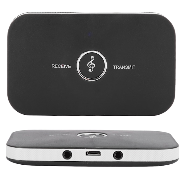 2 i 1 Bluetooth 5.0 Sändare Mottagare Trådlös A2DP Ljudadapter Auxiliär 3,5 mm Spelare