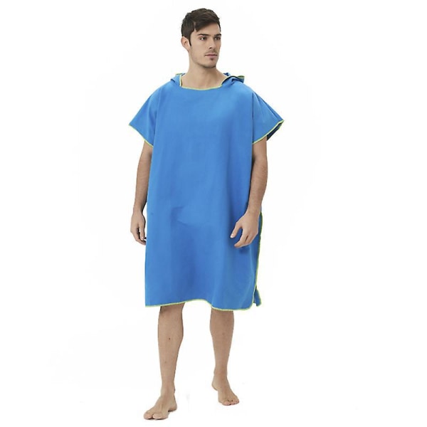 Surfeponcho for kvinner og menn - Medium Blue