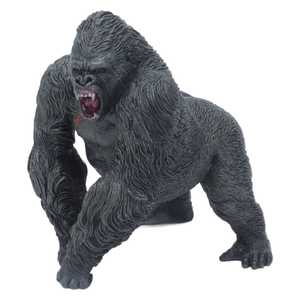 Realistisk sjimpansestatue Plast Animal Action Figur Håndmalt Toy Statue Model