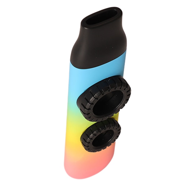 Kazoo Plastic Professional Justerbar Tone Musikkinstrument med 10 stk Fløytemembraner for Ukulele Fiolin Hud Tekstur Tri Color Gradient