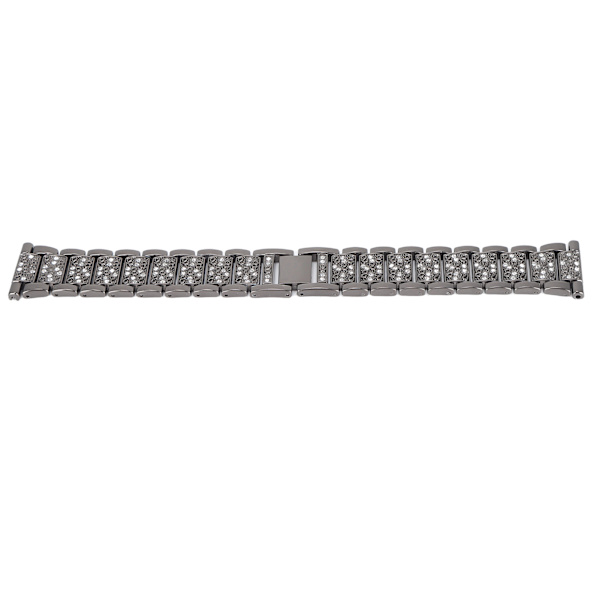 Watch Metallersättningsband med Rhinestone kompatibel för Huawei Watch 22mm Black