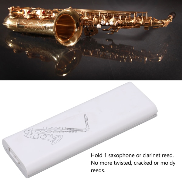 Bærbart saksofonrørveske - Universell ABS enkeltholder for klarinett