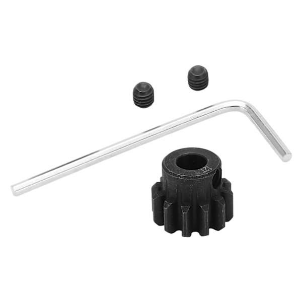 RC Motor Gear 12T Stålmotor Pinion 1.0M för LOSI Lasernut U4 Tenacity 1/10 modell bil 5mm axelmotor