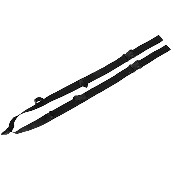Kjøretøymontert fiskestang holder bærer 5 hull stang rack belte stropp fiskeutstyr tilbehørSvart 5 hull 140‑200cm