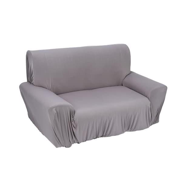 Sofatrekk Elastisk Sofatrekk Vaskbart Toseter Grå 145~185cm