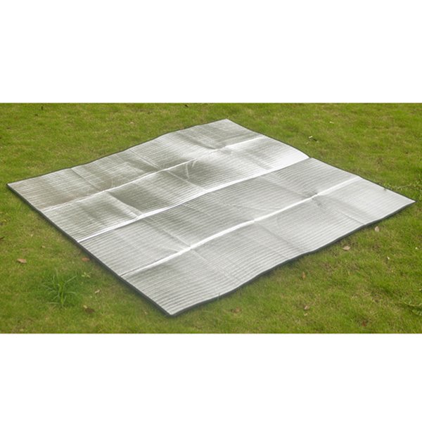 Piknik-matto Vedenpitävä Kannettava Kaksipuolinen Alumiinifolio Helmi Puuvilla Kevyt Ulkoilutakki Leirintään 200x150CM