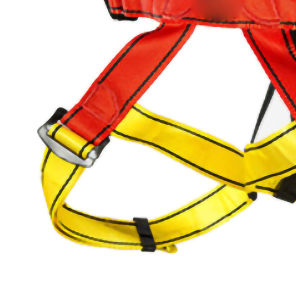 Udendørs bjergbestigning klippeklatring sikkerhedsbælte - rød gul