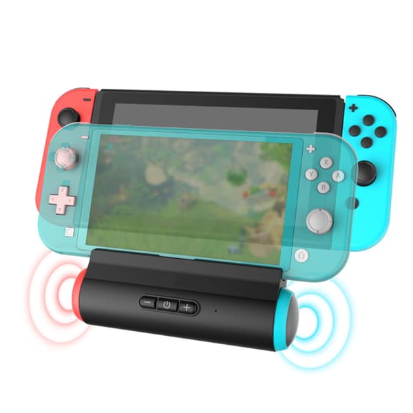 PG-9171 Gamepad Kontrollerholder Stativ Ladebase med Høyttaler for Switch Lite