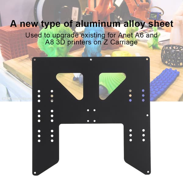 3D-printertilbehør Z-akse varmeplade støtteplade skyderkit til Prusa I3/Anet A8 A6