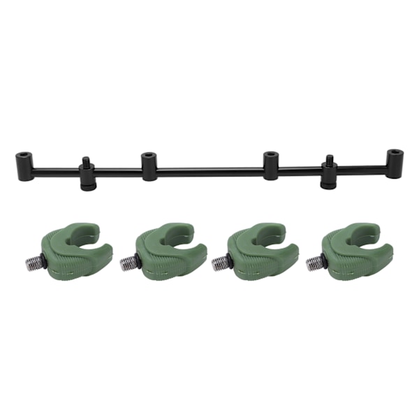 Fiske Stang Pod Stativ Holder Aluminium Legering Fiske Stang Pod Stativ Tverrstang Festesett (4 Hoder 45 cm Festesett 4 Hoder)