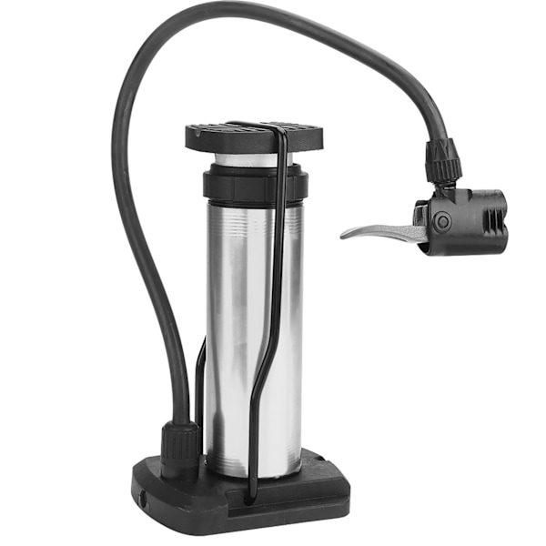 Mini Bike Pump Bärbar Cykel Motorcykel Fotpumpar Aluminiumlegering (silver)