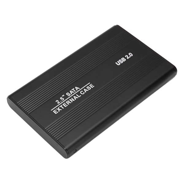 Ekstern harddisk 2,5 tommer Slim USB 2.0 Høj hastighed Plug and Play Mobil harddisk til computer PC Rejse Sort 500GB
