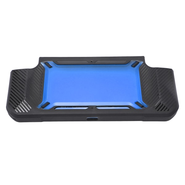 Beskyttende deksel for spillkonsoll TPU, fallbeskyttelse, beskyttende etui, varmespredning, bakdeksel for Switch, svart blå