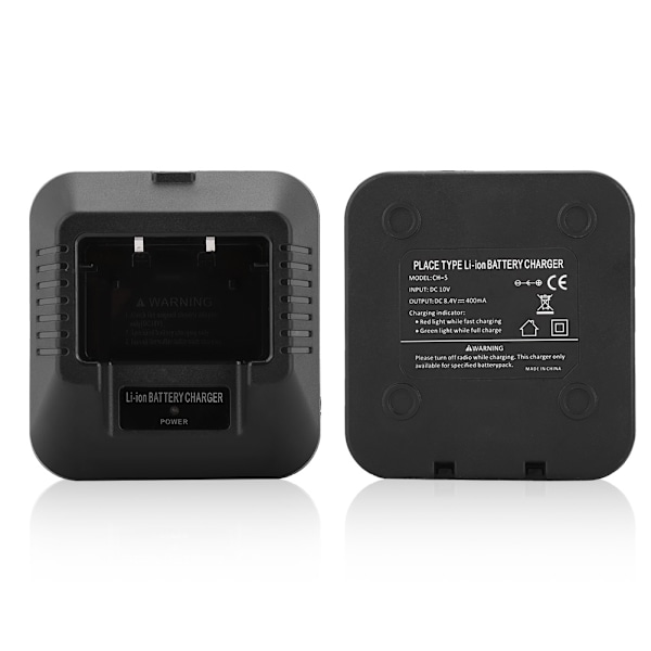 Akun laturi USB/Auton akun laturi Baofeng UV-5R DM-5R Plus radiopuhelimelle (EU-pistoke)