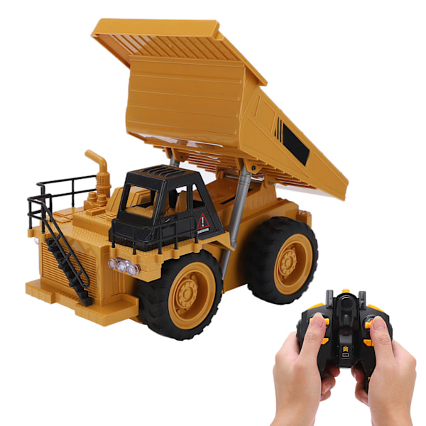 Simulering Dump Truck 2.4G trådlös fjärrkontroll Barn teknisk fordonsmodell