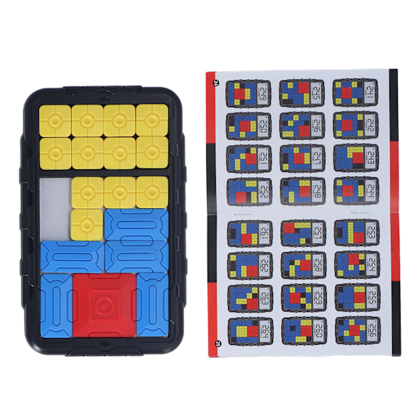Black Kids Sliding Puzzle Board: Udvikl logisk tænkning og udfordringer for børn