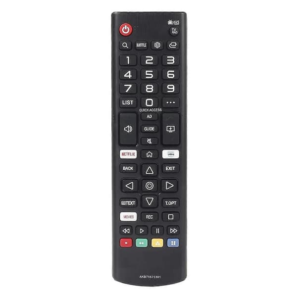 AKB75675301 Remote Control for LG TV 10m Range Infrared Wireless Controller
