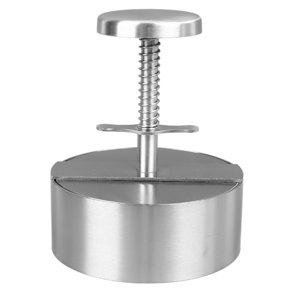 Hamburger-pihvipuristimen muotti 304 ruostumattomasta teräksestä valmistettu hampurilaispuristimen keittiövälineet 11,4 cm