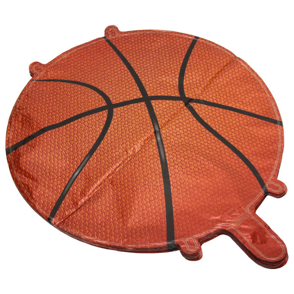 50 stk. Basketball Balloner Aluminiumfolie Sportstema Genanvendelig Selvforseglende DIY Interessant Festdekoration til Rekvisitter