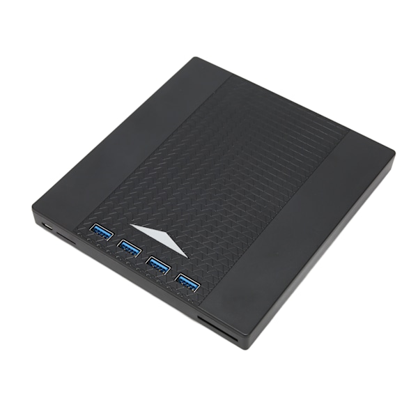 Ulkoinen DVD-asema USB 3.0 Hiljainen Hengittävä Valo Muistikorttipaikka Plug and Play DVD-poltin kannettavalle tietokoneelle ja pöytäkoneelle