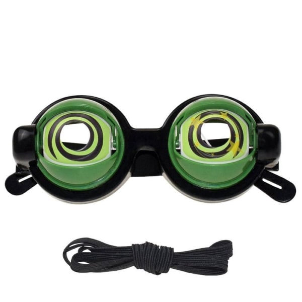 (Grön) Crazy Eyes - Roliga glasögon, kreativa festglasögon, kreativa barnglasögon