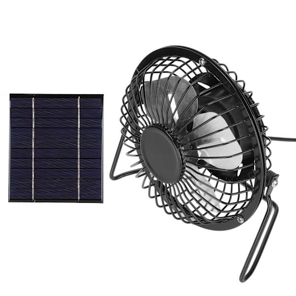 Aurinkopaneelin tuuletin 2,5 W 5 V Aurinkovoima USB-lähtö Kannettava Laaja sovellus Aurinkovoimalla toimiva tuuletin retkeilyyn kalastukseen patikointiin