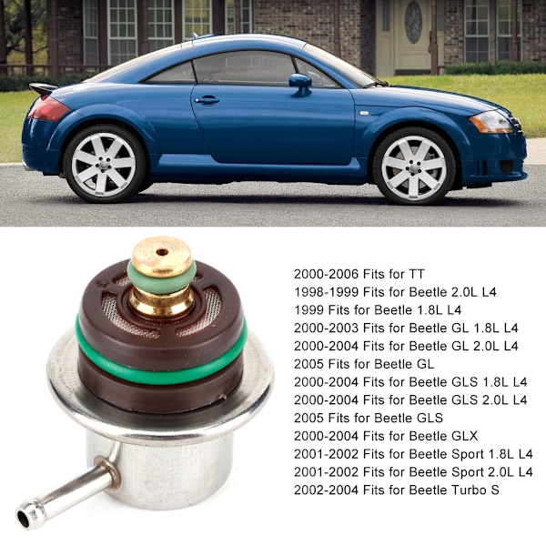 Bilbrændstoftrykregulator Justering 0280160557 Passer til Beetle GL